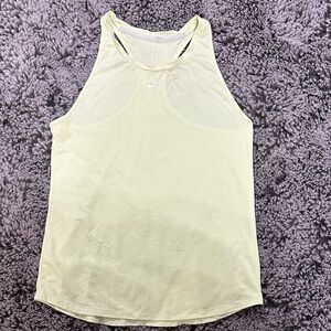 Nike Pale Yellow Athletic Tank